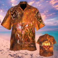 Bikergod Motorcycle SKULL BIKER Hawaii Shirt Design 3D Full Printed Sizes S - 5XL NASA54