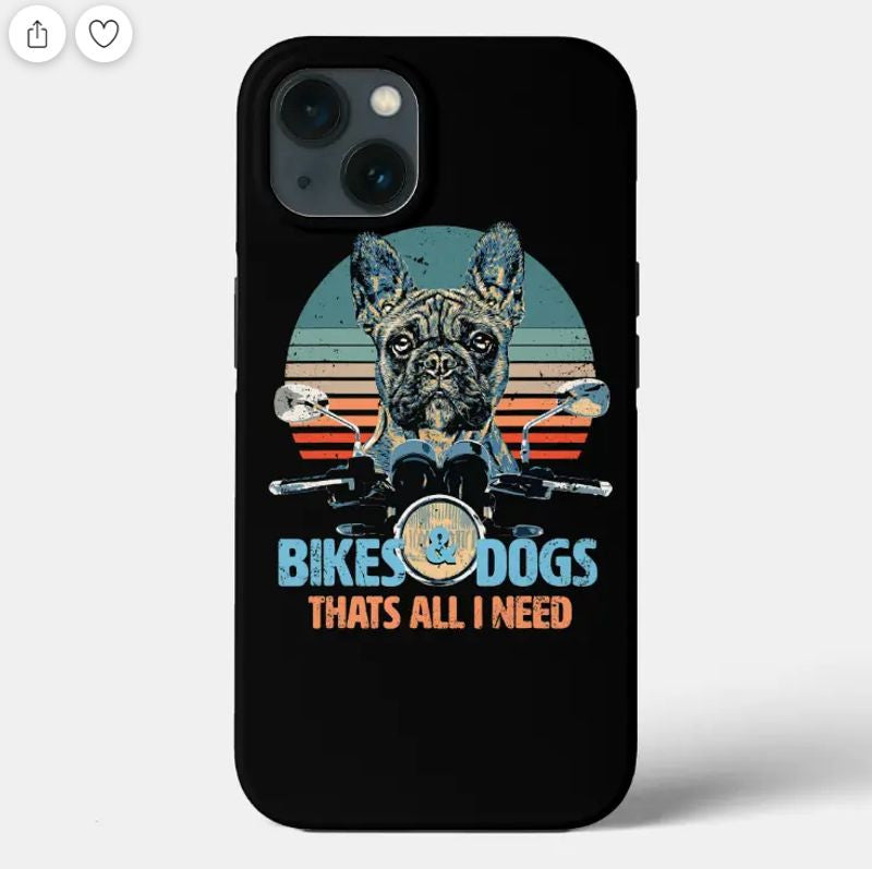 Bikergod Motorcycle Biker Bikes&Dogs Thats All I Need Phone Case Cover NMPC007