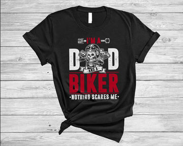 Bikergod Motorcycle I AM A Biker Dad T-shirt Design 2D Full Printed Sizes S - 5XL - NARA528