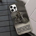 Bikergod Motorcycle Biker You Don't Stop Riding Phone Case Cover NMPC031