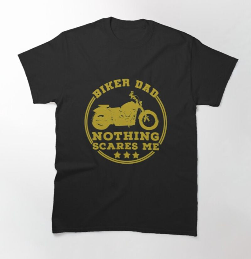 Bikergod Motorcycle Biker Dad T-shirt Design 2D Full Printed Sizes S - 5XL - NATA515