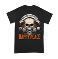 Bikergod Motorcycle My Motorcycle Is My Happy Place T-shirt Design 2D Full Printed Sizes S - 5XL - NAOA176
