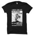 Bikergod Motorcycles I Am Riding My Dirt Bike T-shirt Design 2D Full Printed Sizes S - 5XL - NAFA272