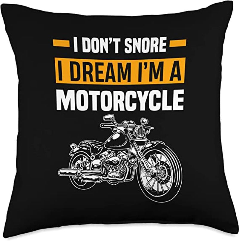 Bikergod Motorcycle I Dream I'm A Motorcycle Pillow Case Design 3D Full Printed NANA203