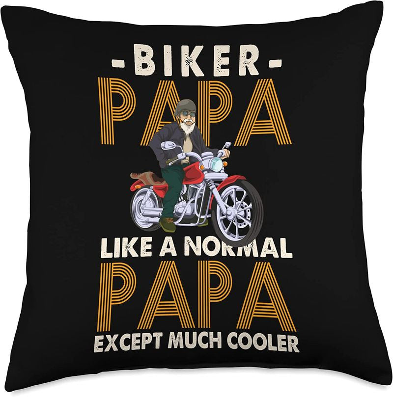 Bikergod Motorcycle Biker Papa Pillow Case Design 3D Full Printed NMPC062