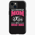 Bikergod Motorcycle Biker Never Underestimate A Mom With A Quad Biker Phone Case Cover TLWA127