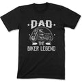 Bikergod Motorcycle Dad The Biker Legend Father's Day T-shirt Design 2D Full Printed Sizes S - 5XL - NAIA55