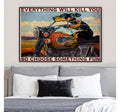 Bikergod Motorcycle Everything Will Kill You Biker Poster NANA122