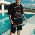 Bikergod Motorcycle Freedom Motors T-shirt And Short Set Design 3D Full Printed NALA341