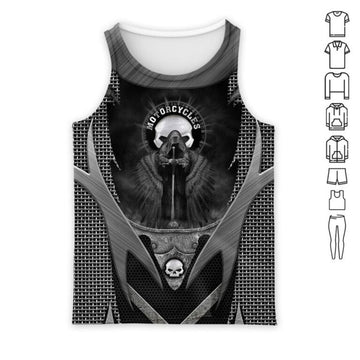 Bikergod Motorcycle Skull Biker Tank Top Design 3D Full Printed Sizes S - 5XL - NALA351J