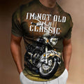 Bikergod Motorcycle I'm Not Old I AM A Classic  T-shirt Design 3D Full Printed Sizes S - 5XL - NAMA207