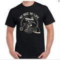 Bikergod Motorcycle No Bike No Life T-shirt, Crew-neck Sweatshirt, Hoodie, Tank Top, V-neck T-shirt Design 2D Full Printed Sizes S - 5XL - NAMA320
