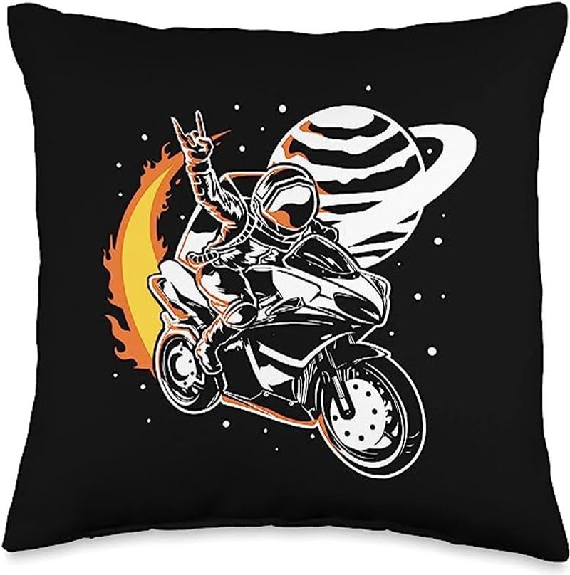 Bikergod Motorcycles Space Motorcyclist Pillow Case Design 3D Full Printed NAMA218