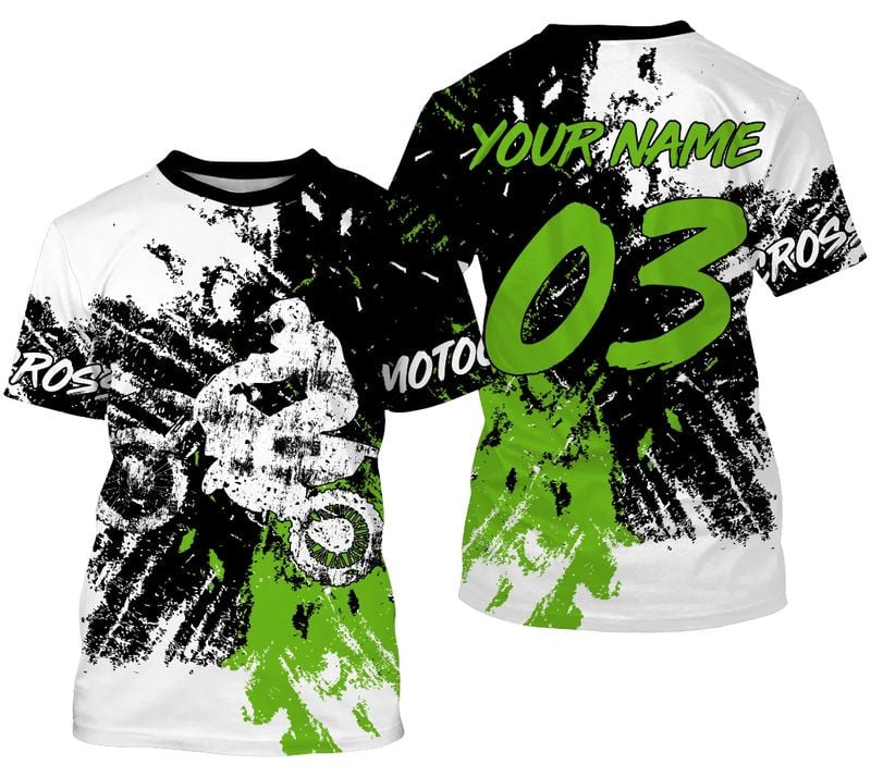 Bikergod Motorcycle Custom Name And Number  T-shirt Design 3D Full Printed Sizes S - 5XL - NMTM346
