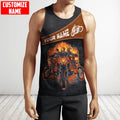 Bikergod Motorcycle Motor Racing Custom Name Tank Top Design 3D Full Printed Sizes S - 5XL - NMI234C