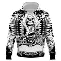 Bikergod Motorcycle Skull Riders  Hoodie Design 3D Full Printed Sizes S - 5XL - NAQA339
