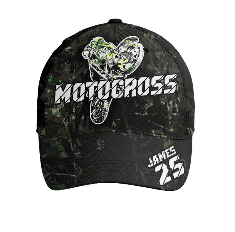 Bikergod Motorcycle Motocorss Custom Name And Number Classic Cap NMI240