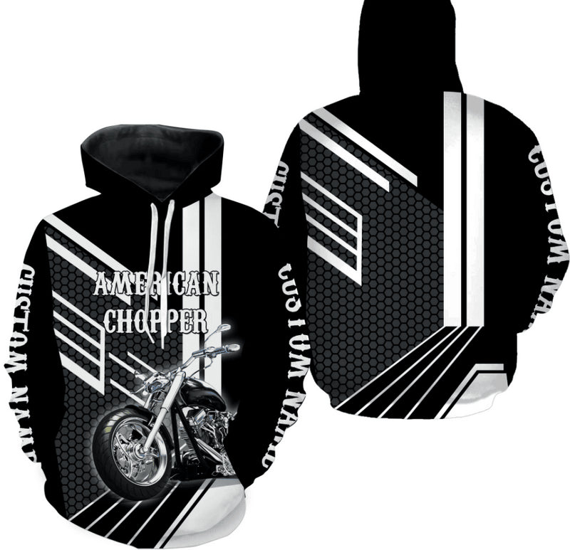 Bikergod Motorcycle American Chopper Custom Name  Hoodie Design 3D Full Printed Sizes S - 5XL - NMK12B