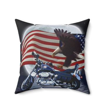 Bikergod Motorcycle Fourth of July Independence Day Pillow Case Design 3D Full Printed NAXA76S