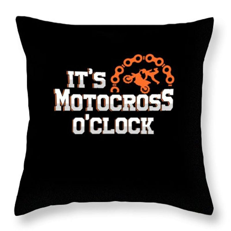 Bikergod Motorcycle It's Motocross O'Clock Pillow Case Design 3D Full Printed NAXA149