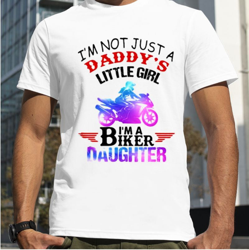 Bikergod Motorcycle I?m a Biker Daughter T-shirt Design 2D Full Printed Sizes S - 5XL - NARA504