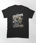Bikergod Motorcycle Grandpa the man the myth the legend T-shirt Design 2D Full Printed Sizes S - 5XL - NAPA637