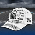 Bikergod Motorcycle Racing Is My Favorite Season Custom Name Classic Cap NMQI98