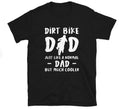 Bikergod Motorcycles Dirt Bike Dad T-shirt Design 2D Full Printed Sizes S - 5XL - NAEA312