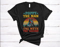Bikergod Motorcycle Poppy The Man Myth Legend T-shirt Design 2D Full Printed Sizes S - 5XL - NARA530