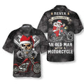 Bikergod Motorcycle Never Underestimate An Old Man With A Motorcycle Hawaii Shirt Design 3D Full Printed Sizes S - 5XL NASA518
