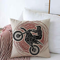 Bikergod Motorcycles Pillow Case Design 3D Full Printed NANA285