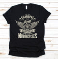 Bikergod Motorcycle Real Grandpas Ride Motorcycles T-shirt Design 2D Full Printed Sizes S - 5XL - NAVA378