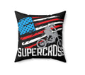 Bikergod Motorcycle Fourth of July Independence Day Pillow Case Design 3D Full Printed NAXA72S