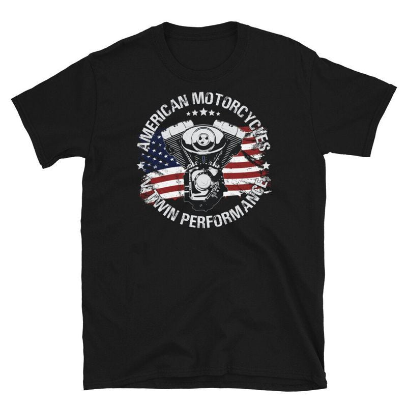 Bikergod Motorcycle American Motorcycles T-shirt Design 2D Full Printed Sizes S - 5XL - NAVA389