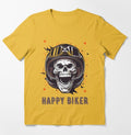 Bikergod Motorcycle Happy biker T-shirt Design 2D Full Printed Sizes S - 5XL - NAKA312