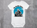 Bikergod Motorcycle My Daddy Rides A Motorcycle COTTON Baby Onesie Bodysuit NAUA302