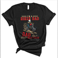 Bikergod Motorcycle I'm A Biker Dad Much Cooler T-shirt Design 2D Full Printed Sizes S - 5XL - NARA546