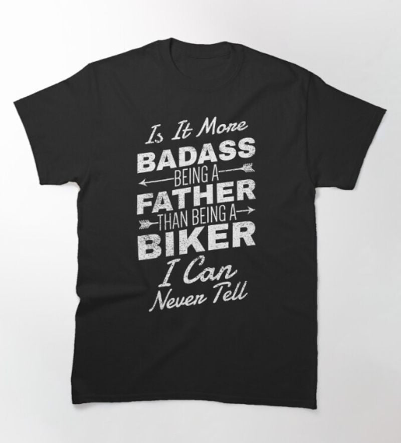 Bikergod Motorcycle Badass Biker Father T-shirt Design 2D Full Printed Sizes S - 5XL - NAZA261