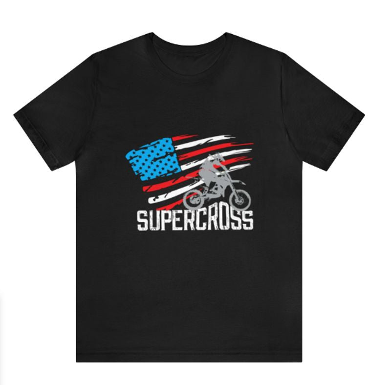 Bikergod Motorcycle Fourth of July Independence Day T-shirt Design 2D Full Printed Sizes S - 5XL - NAXA72L