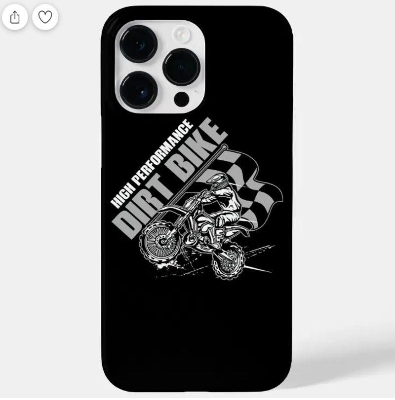 Bikergod Motorcycle Biker High Performance Dirt Bike Phone Case Cover NMPC026