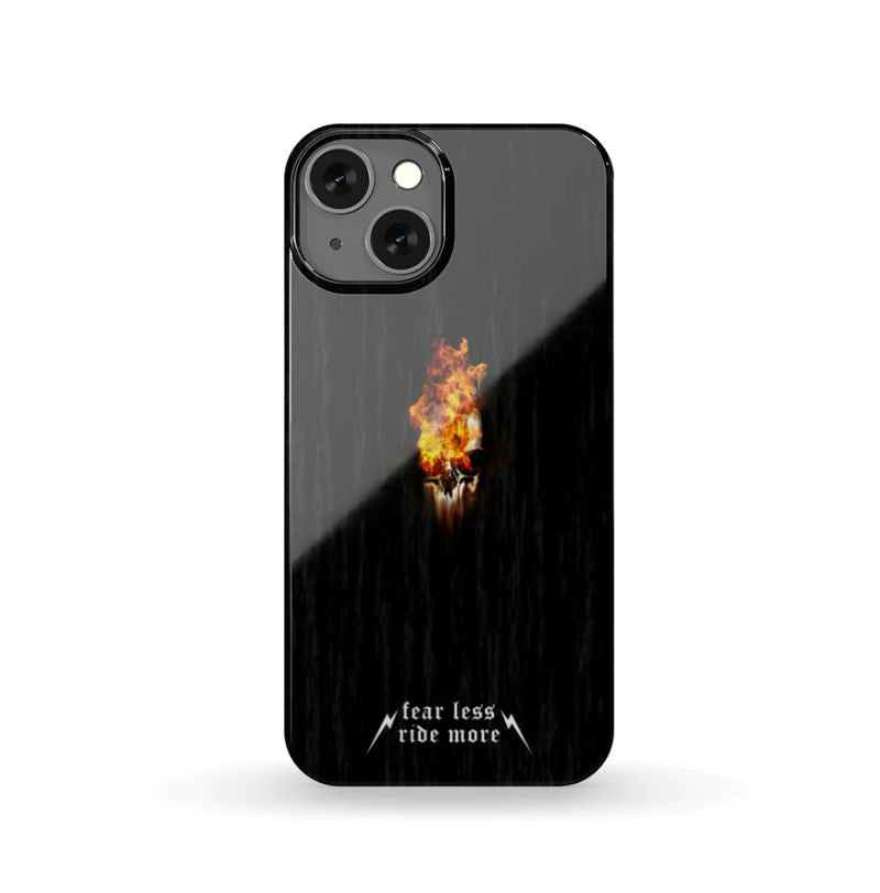Bikergod Motorcycle Fear Less Ride More Phone Case Cover NMPC059