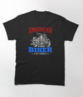Bikergod Motorcycle American By Birth Biker By Choice T-shirt Design 2D Full Printed Sizes S - 5XL - NATA519