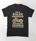 Bikergod Motorcycle I'm Biker Grandad T-shirt Design 2D Full Printed Sizes S - 5XL - NAUA270
