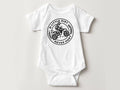 Bikergod Motorcycle A Little Dirt Never Hurt COTTON Baby Onesie Bodysuit NAUA312