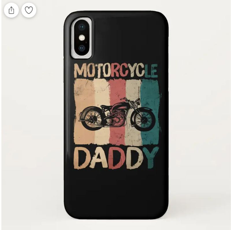 Bikergod Motorcycle Biker Daddy Phone Case Cover NMPC018