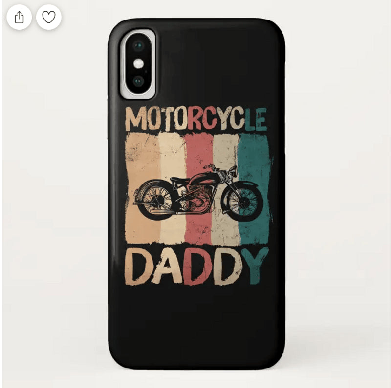 Bikergod Motorcycle Biker Daddy Phone Case Cover NMPC018