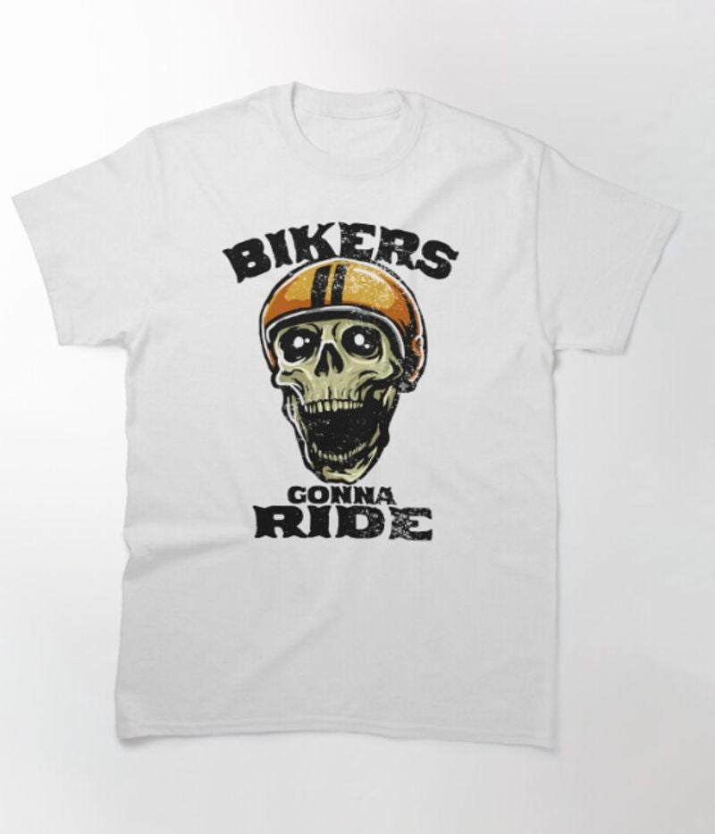 Bikergod Motorcycle Bikers Gonna Ride T-shirt Design 2D Full Printed Sizes S - 5XL - NAPA598