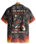 Bikergod Motorcycle I Like Bigfoot And Motorcycle Hawaii Shirt Design 3D Full Printed Sizes S - 5XL NASA478