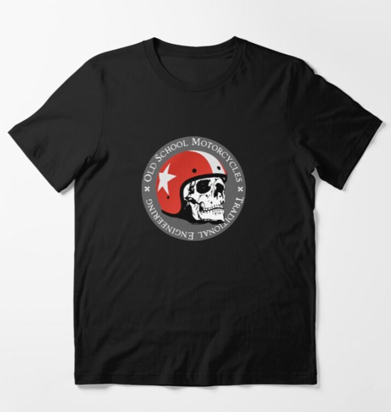 Bikergod Motorcycle Old School Motorcycles T-shirt Design 2D Full Printed Sizes S - 5XL - NAHA440