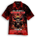 Bikergod Motorcycle Yes I Have Retirement Plan Hawaii Shirt Design 3D Full Printed Sizes S - 5XL NASA485